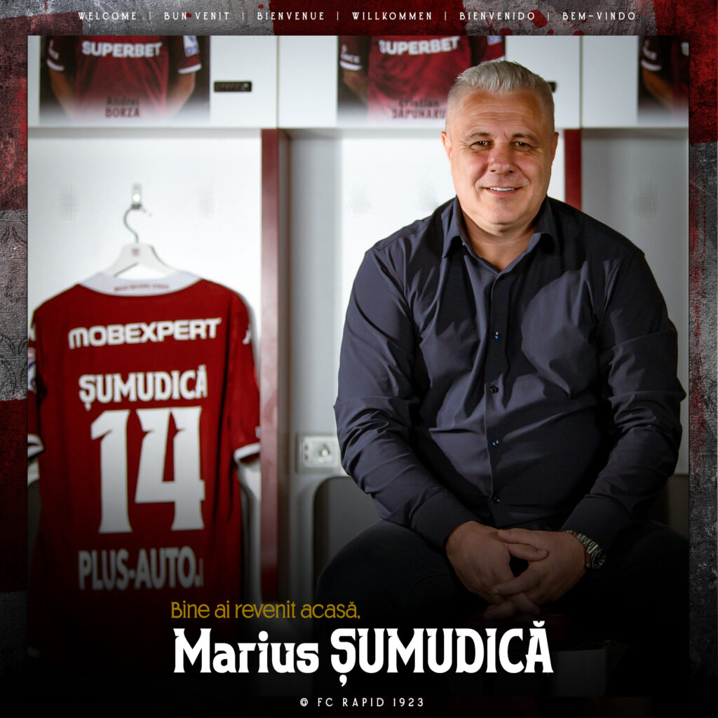 Marius Șumudică - Sursă: FC Rapid 1923