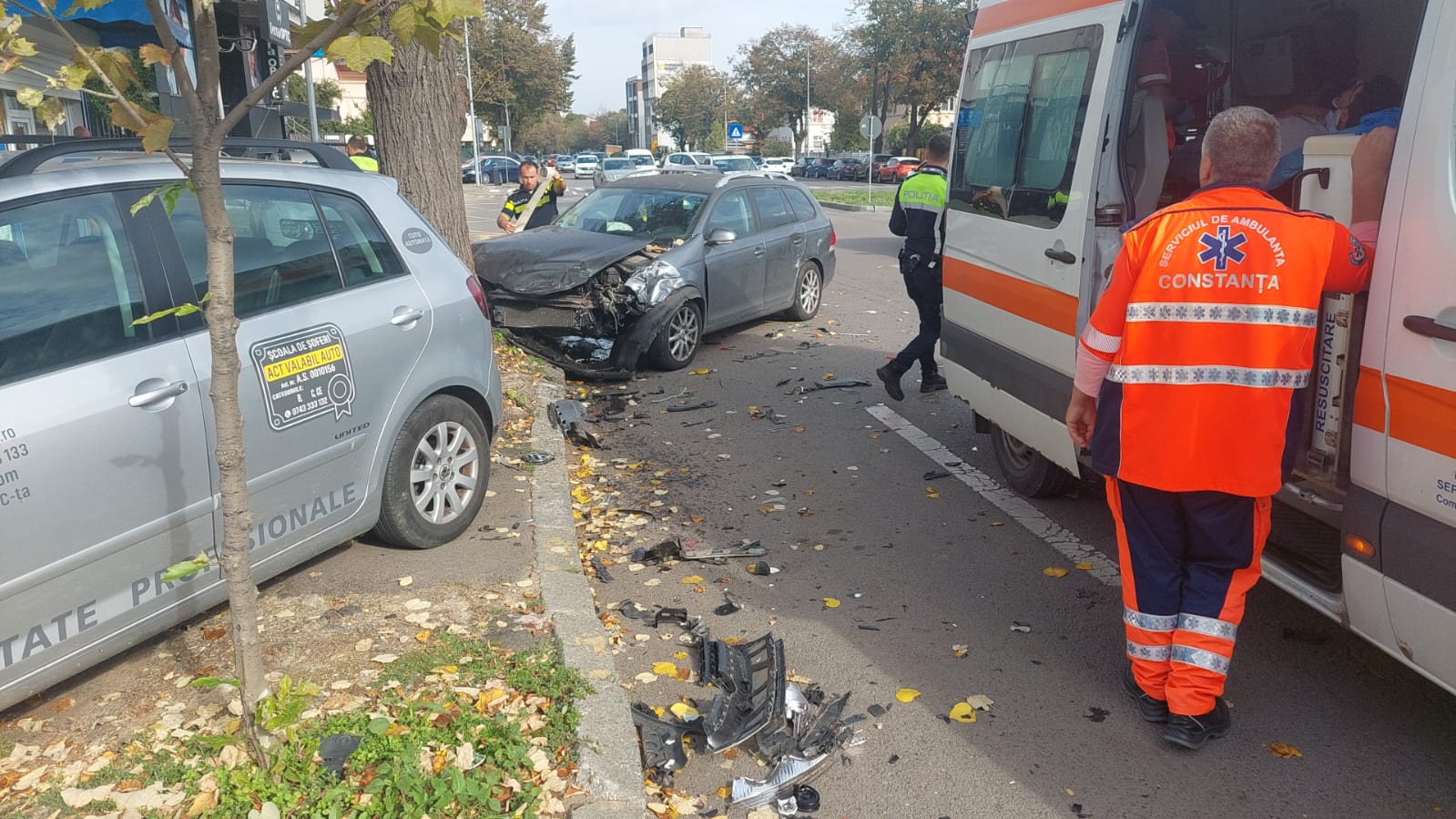 Accident rutier în cartierul Inel II/ Trei victime au ajuns la spital acc 1