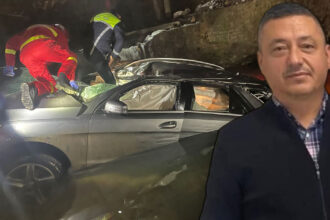 Viceprimarul comunei Bixad, reținut după accidentul pe care l-a provocat și a fugit/ Una dintre victime a murit la spital colaj accident tara oasului