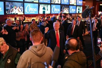 Donald Trump a sărbătorit în Las Vegas prima săptămână la Casa Albă VIDEO trump