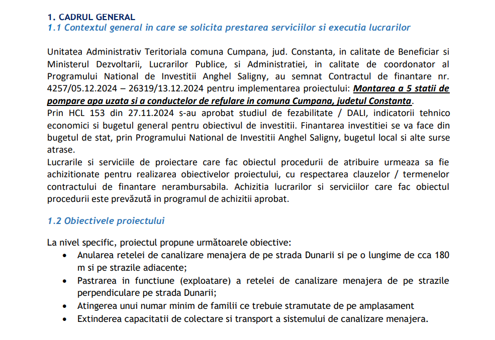 Investiție majoră în Cumpăna/ Cinci stații de pompare noi și rețea extinsă de canalizare Capture 2