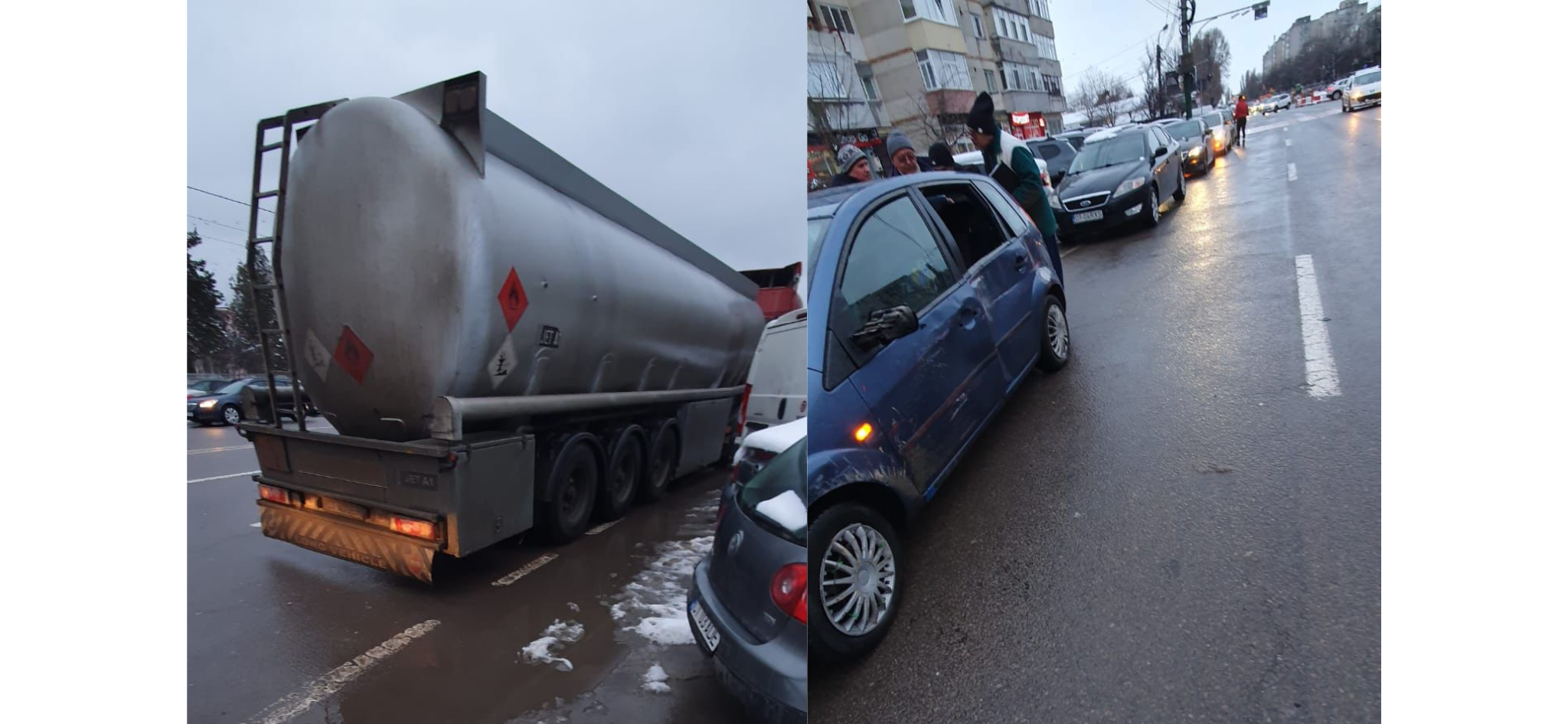 FOTO VIDEO Coliziune între o cisternă și o mașină pe bulevardul Aurel Vlaicu, Constanța Untitled design 7