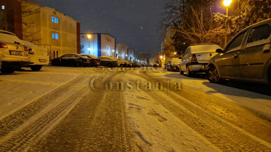 FOTO VIDEO Fulgii de nea, așternuți pe străzile Constanței WhatsApp Image 2025 02 16 at 02.50.54