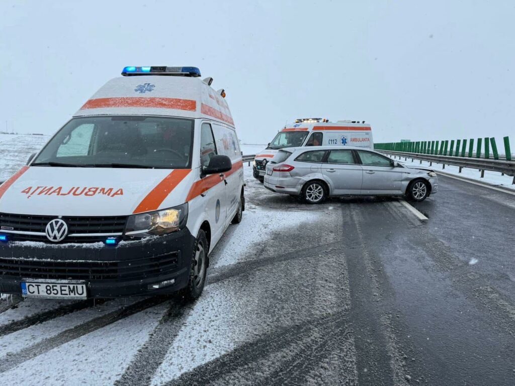 FOTO Accident pe autostrada A2, sensul de mers spre Constanța WhatsApp Image 2025 02 16 at 09.42.32 2