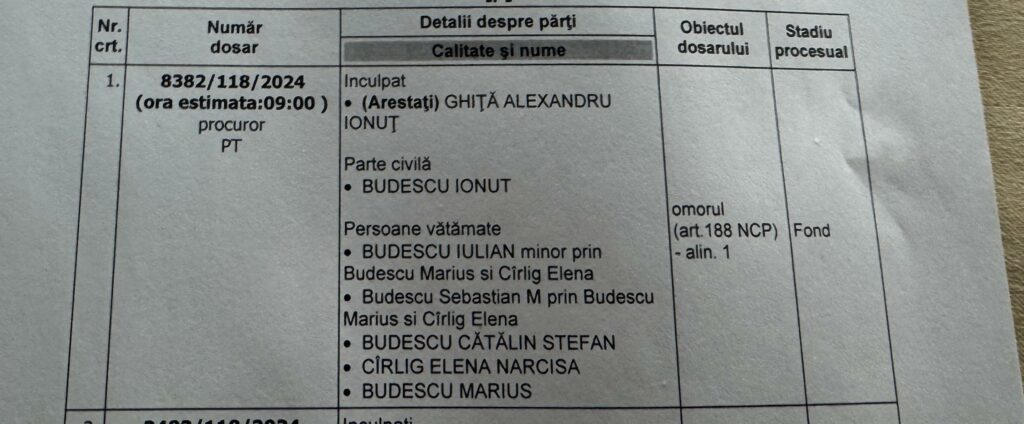 Dosarul Crimei de la Vivo Mall: Părțile civile cer bani pentru cheltuielile de înmormântare inclusiv/ Autorul a recunoscut MINUTA WhatsApp Image 2025 02 20 at 08.37.31