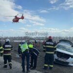 FOTO VIDEO Accident grav cu o persoană încarcerată, între Lumina și Năvodari/ Intervine elicopterul SMURD f4d857f6 4eaa 43cb 8737 611b4bf5a50a