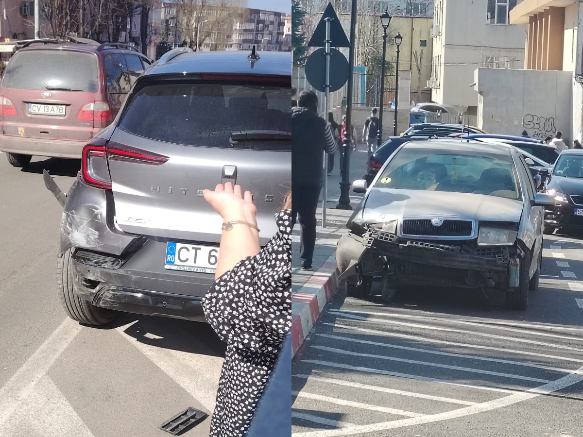 FOTO Accident rutier provocat de un tânăr de 18 ani, în Năvodari/ O victimă transportată la spital Fotoram.io 69