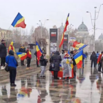 VIDEO Miting organizat de AUR în Capitală / Ce spune George Simion protest tiktok