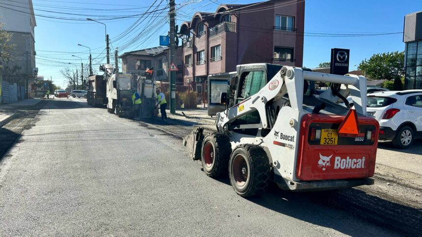 Se reabilitează carosabilul pe un tronson al străzii Baba Novac/ Lucrările se desfășoară cu restricții totale de trafic rutier 1 46