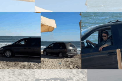 VIDEO O femeie a fost surprinsă gonind cu mașina pe o plajă din Mamaia / Exclusiv Design fara titlu 19