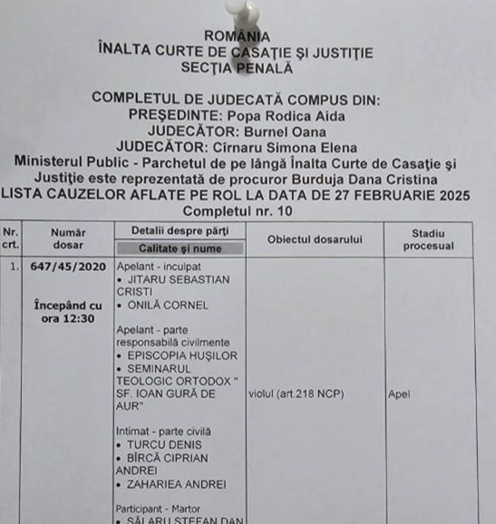 DEFINITIV: Primul ierarh CONDAMNAT din BOR. Corneliu Onilă rămâne cu sentința de 8 ani de închisoare / Peste 100 de acte de viol 2 DEFINITIV: Primul ierarh CONDAMNAT din BOR. Corneliu Onilă rămâne cu sentința de 8 ani de închisoare / Peste 100 de acte de viol image 48