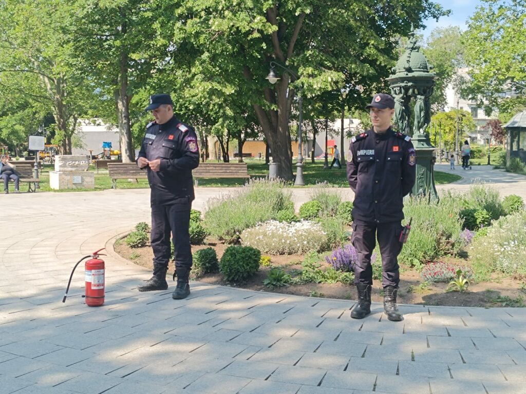 Exercițiu de evacuare și intervenție în caz de incendiu la Primăria Constanța 1 1 10