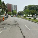 Au loc lucrări de frezare a carosabilului pe bulevardul Mamaia. Traficul rutier este restricționat parțial 1 1 7