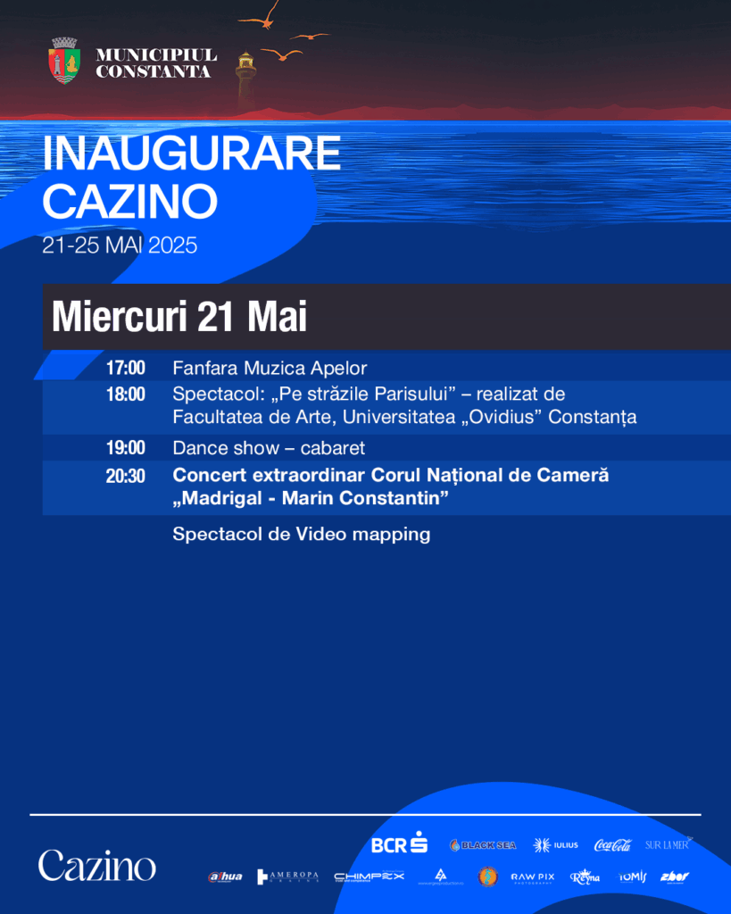 Restricții de circulație în Constanța cu ocazia redeschiderii Cazinoului 2 Restricții de circulație în Constanța cu ocazia redeschiderii Cazinoului 1 2