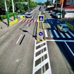 O nouă trecere de pietoni cu scuar a fost amenajată pe bulevardul Aurel Vlaicu 1 6 6