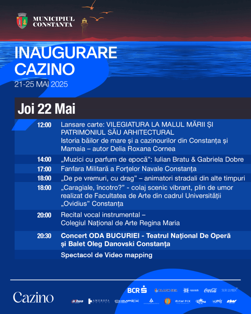 Restricții de circulație în Constanța cu ocazia redeschiderii Cazinoului 3 Restricții de circulație în Constanța cu ocazia redeschiderii Cazinoului 2 1