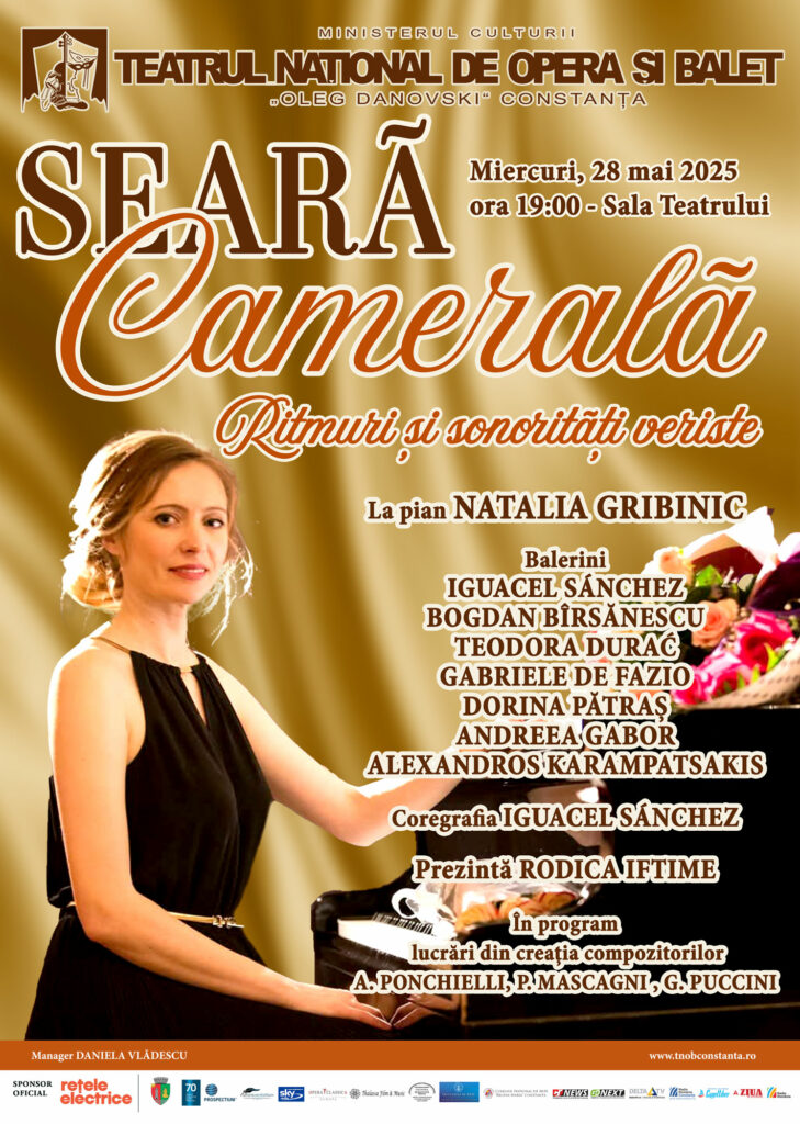 Spectacolele săptămânii la Teatrul Național de Operă și Balet Oleg Danovski 2 Spectacolele săptămânii la Teatrul Național de Operă și Balet Oleg Danovski 2025.05.28 seara camerala