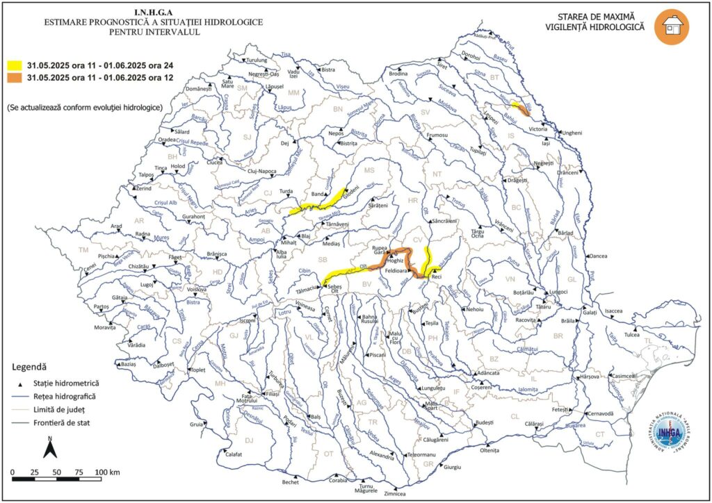 Specialiștii avertizează: Cod Portocaliu și Galben de inundații în țară / HARTA 2 Specialiștii avertizează: Cod Portocaliu și Galben de inundații în țară / HARTA 502487034 1116656550503146 4006688666456897927 n