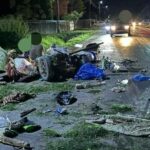 O căruță cu 10 persoane a fost spulberată de o mașină condusă de un șofer beat și cu permisul anulat 62542673