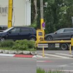 FOTO VIDEO Două mașini s-au tamponat în sensul giratoriu de la Cazinoul din Mamaia Fotoram.io 2025 05 26T162514.371