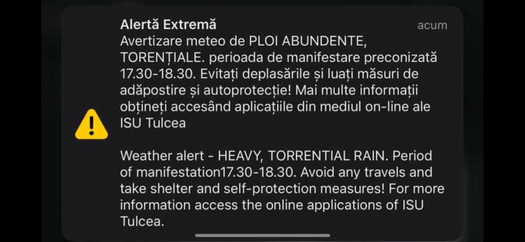 VIDEO Tornadă în localitatea Horia, Tulcea. Avertizare meteo cod portocaliu. Pompierii se pregătesc să intervină UPDATE 2 VIDEO Tornadă în localitatea Horia, Tulcea. Avertizare meteo cod portocaliu. Pompierii se pregătesc să intervină UPDATE IMG 4225
