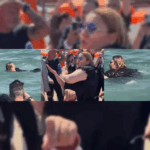 VIDEO 1 Mai cu arte marțiale: Șoșoacă a intrat în mare, la Neptun, apoi a dat un show de dans ninja pe plajă Image Editor 2025 05 01T194633.918