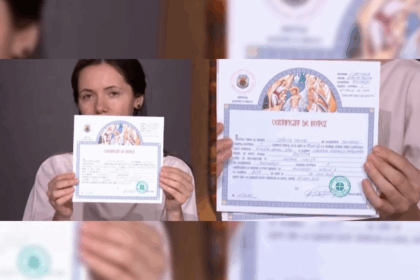 Partenera lui Nicușor Dan, a prezentat în direct certificatele de botez ale copiilor: „Sunt creștini ortodocși, dar nu am făcut din asta marketing” Image Editor 2025 05 15T215934.292