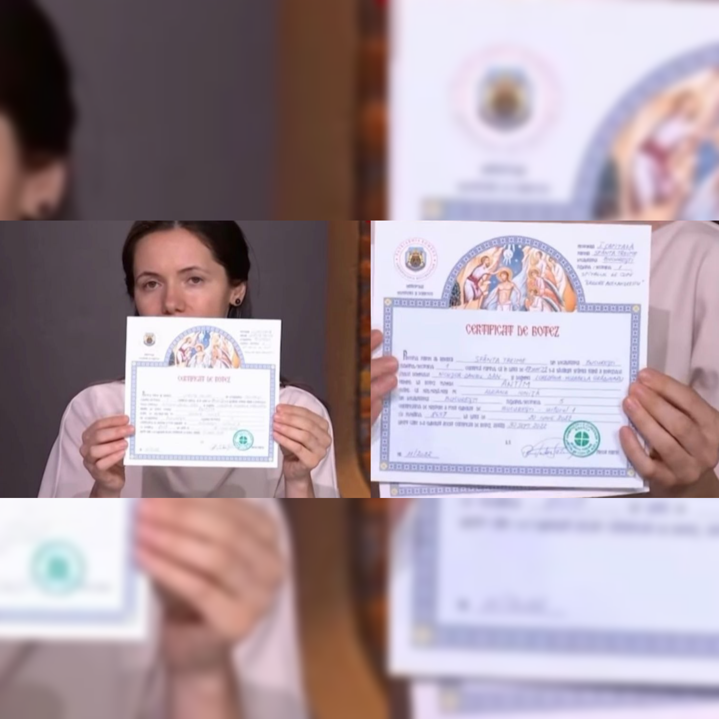 Partenera lui Nicușor Dan, a prezentat în direct certificatele de botez ale copiilor: „Sunt creștini ortodocși, dar nu am făcut din asta marketing” Image Editor 2025 05 15T215934.292
