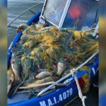 2.000 de metri de plase cu 170 de kilograme de pește, descoperite de polițiștii de frontieră în Biosfera Delta Dunării Imagine WhatsApp 2025 05 05 la 13.50.30 1ed857c3