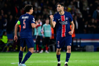 PSG s-a calificat în finala Ligii Campionilor, după 2-1 cu Arsenal NTdlMTQ3MDU2YzBiZTEwY2MwYmEyYzgzMWI.thumb