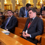 George Simion și Nicușor Dan, unul lângă altul la Congresul Blocului Național Sindical Simion si Dan