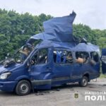 FOTO Nouă persoane au murit după un atac rusesc cu dronă asupra unui autobuz civil în Ucraina atac ucraina