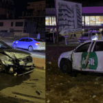 FOTO VIDEO Accident între două mașini în Mamaia Nord, în zona magazinului Lidl / colaj accident Lidl