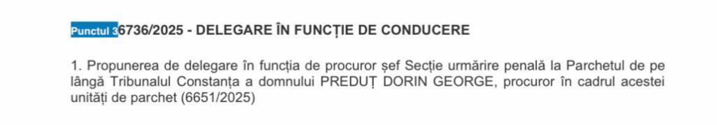 Parchetul de pe lângă Tribunalul Constanța ar putea avea un nou șef la Secția Urmărire Penală. Iată despre cine este vorba image 21