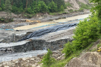 Digul de la Salina Praid a cedat. Stocurile de sare au fost compromise inundatii salina Praid 1 850x479 1