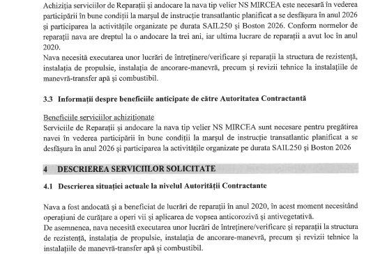 După voiajul anual din 2025, Nava-Școală „Mircea” intră în reparații/ Pregătiri pentru marșul transatlantic și aniversarea independenței SUA 2 După voiajul anual din 2025, Nava-Școală „Mircea” intră în reparații/ Pregătiri pentru marșul transatlantic și aniversarea independenței SUA rtr 2