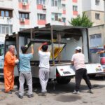 FOTO A început demontarea vechilor platforme de colectare a deșeurilor/ Unde vor fi instalate noile insule ecologice 1 10
