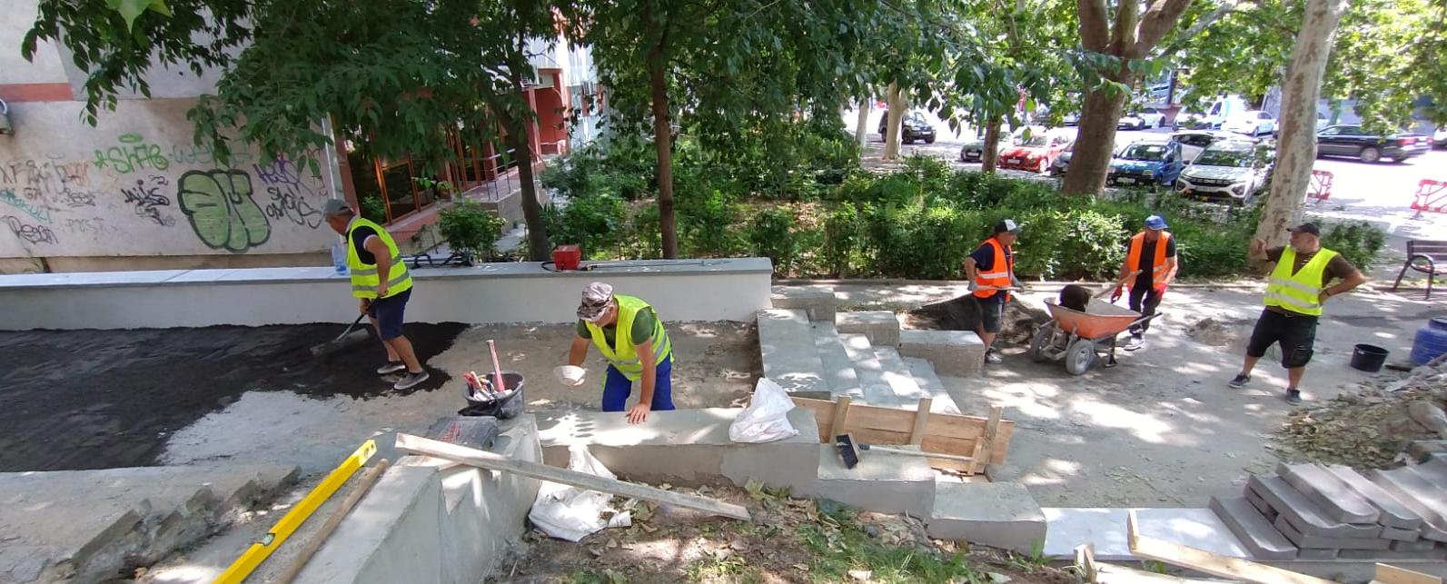 Noi lucrări de modernizare a zonelor rezidențiale au loc în Constanța 1 12
