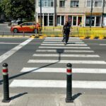 A fost amenajat un scuar median la trecerea de pietoni de pe bulevardul 1 Decembrie 1 2 2