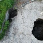 Planșeul de la salina Praid s-ar putea prăbuși complet. Zeci de case din apropiere au fost evacuate 1748841525529558b7