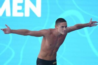 David Popovici a câștigat medalia de aur la proba de 200 m liber, la Campionatele Europene de înot Under-23 513105415 723309047318845 413033276398490272 n