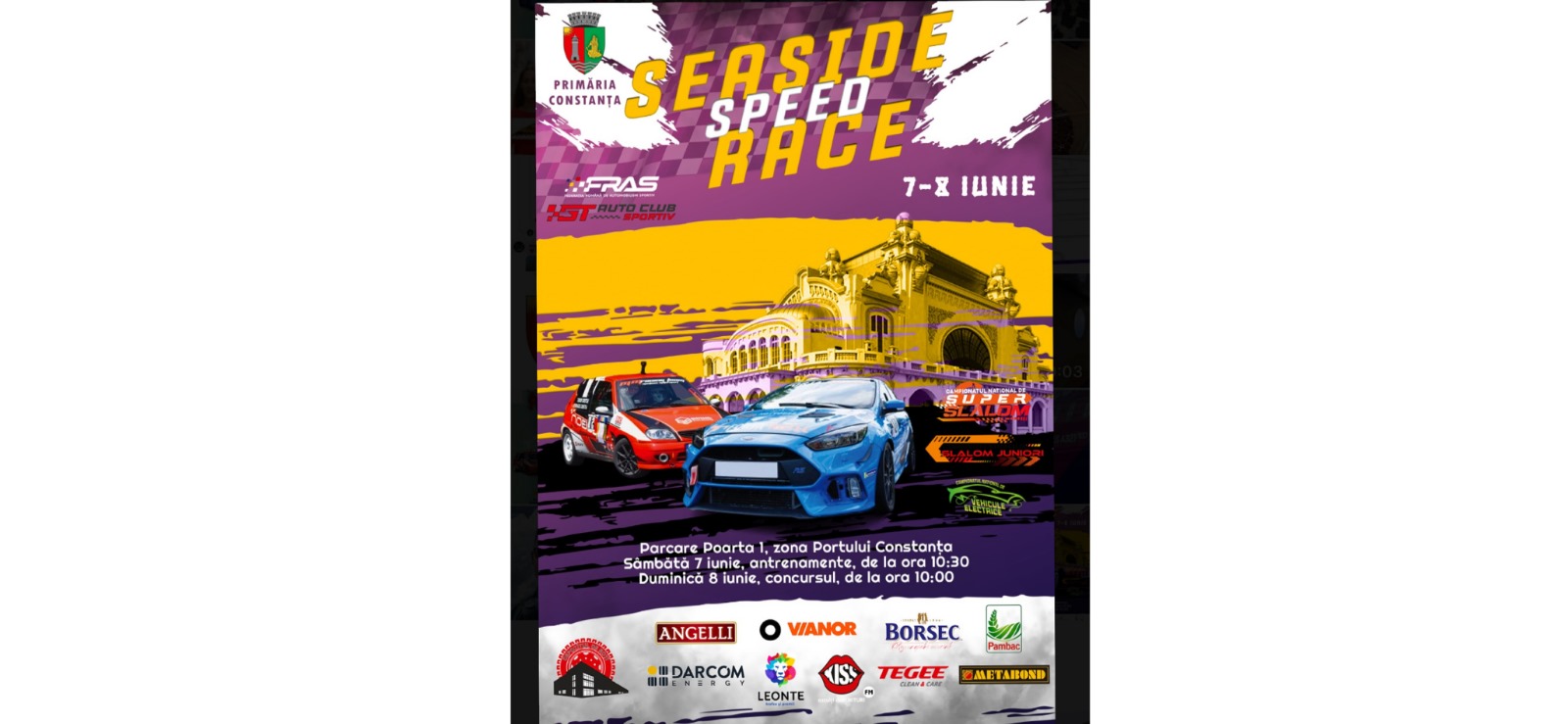 Parcarea de la Poarta 1 devine locul competiției Seaside Speed Race/ Restricții de circulație 5d0ed318 0be8 462b 8bd4 10d3e6bba57f
