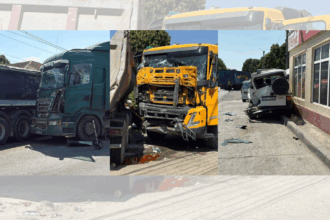 FOTO VIDEO Accident GRAV între DOUĂ camioane și CINCI mașini printre care una de la MAI, în Mihail Kogălniceanu/ A intervenit elicopterul SMURD UPDATE Design fara titlu 46