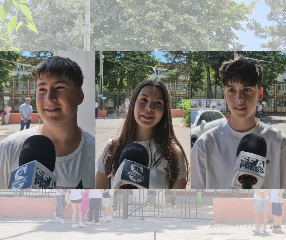FOTO VIDEO Final de emoții pentru absolvenții clasei a VIII-a! Elevii din Constanța, optimiști după proba de Matematică de la Evaluarea Națională Design fara titlu 58