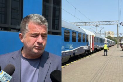 FOTO VIDEO Directorul CFR Călători a venit cu Trenul Soarelui la Constanța/ A fost lansat programul estival UPDATE Fotoram.io 2025 06 12T120022.159