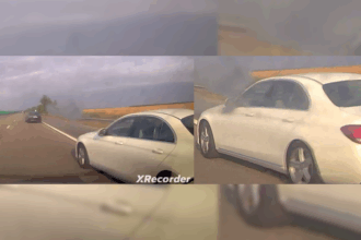 VIDEO La un pas de IMPACT pe Autostrada Soarelui: Un șofer a surprins momentul cu camera de bord Image Editor 2025 06 21T165443.724