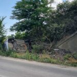 O mașină s-a răsturnat la ieșire din Medgidia UPDATE Imagine WhatsApp 2025 06 17 la 15.33.36 670ca318 e1750163668507