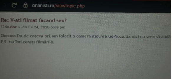 EXCLUSIV Constănțeanul care a creat iadul online: mii de femei pozate pe ascuns, discuții despre fiice minore și violență intimă / Îl numea pe Gheorghe Dincă EROU / FOTO VIDEO 9 EXCLUSIV Constănțeanul care a creat iadul online: mii de femei pozate pe ascuns, discuții despre fiice minore și violență intimă / Îl numea pe Gheorghe Dincă EROU / FOTO VIDEO Screenshot 2025 06 10 065932
