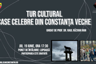 Centrul Cultural Județean Constanța „Teodor T. Burada” organizează turul cultural ,,Case celebre din Constanța veche” Tur cultural Case celebre