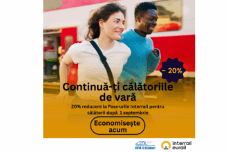 CFR Călători: Prețuri promoționale la Interrail Global Pass și One Country Pass Untitled design18